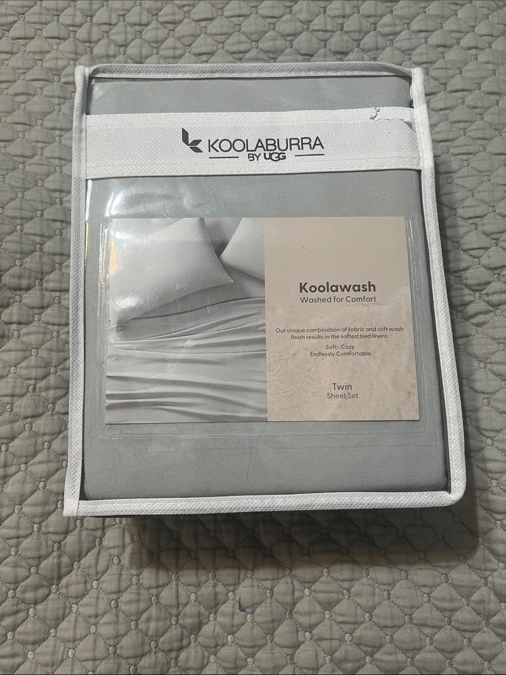 Koolaburra Twin Sheet Set - Gray